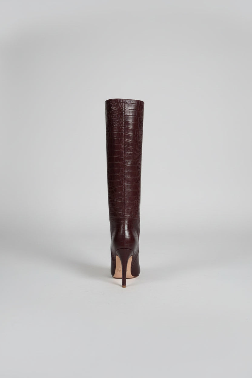 Camellia Boot - Dark Burgundy