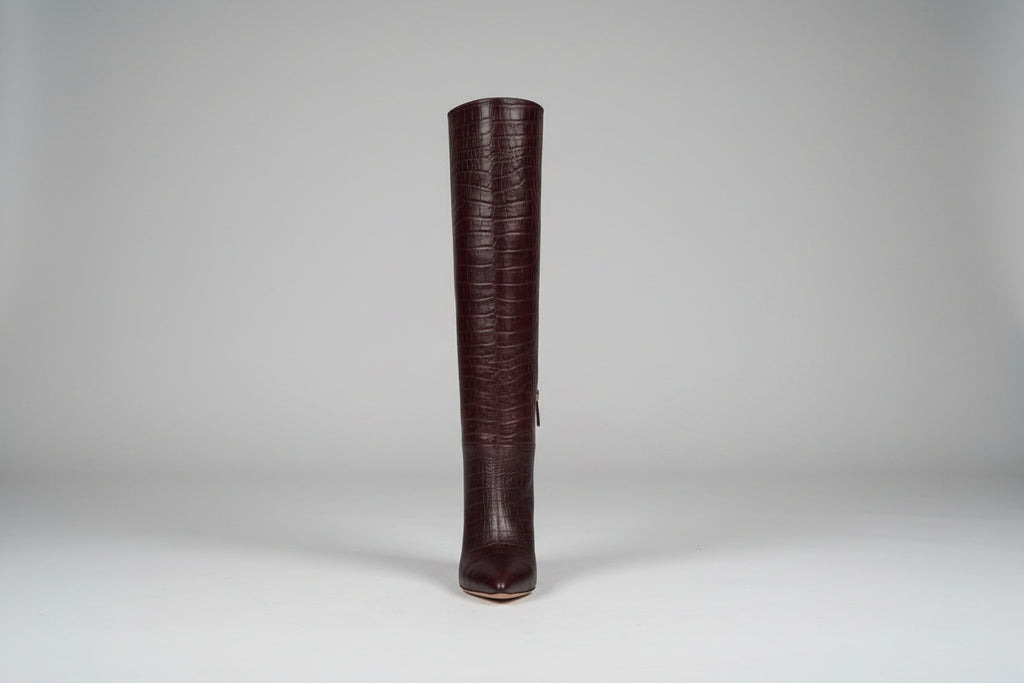 Camellia Boot - Dark Burgundy